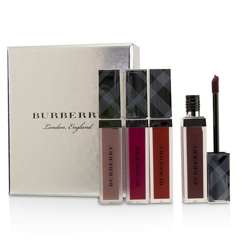 gift set burberry liquid lip velvet mini collection|Burberry Holiday 2017 Liquid Lip Velvet Set Review, Photos.